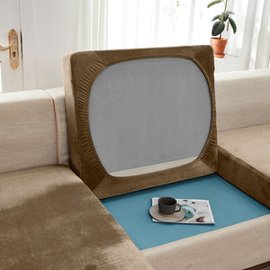 Velvet Sofa Cushion Cover 1/2/3/4 Seats