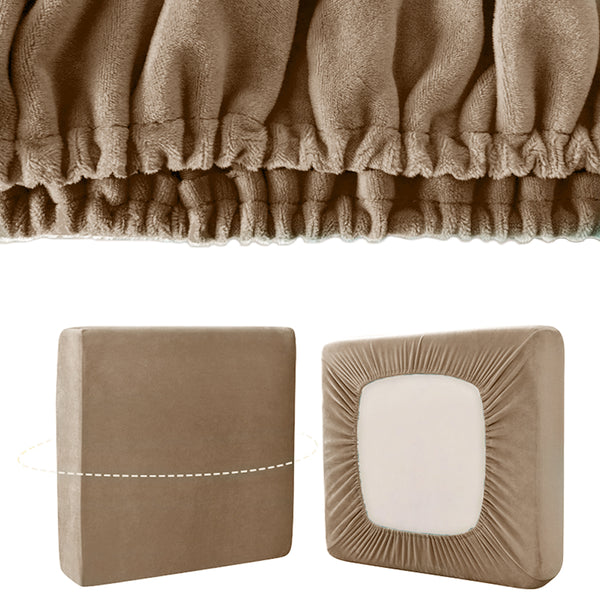Velvet Sofa Cushion Cover 1/2/3/4 Seats