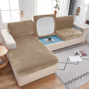 Velvet Sofa Cushion Cover Back/Chaise
