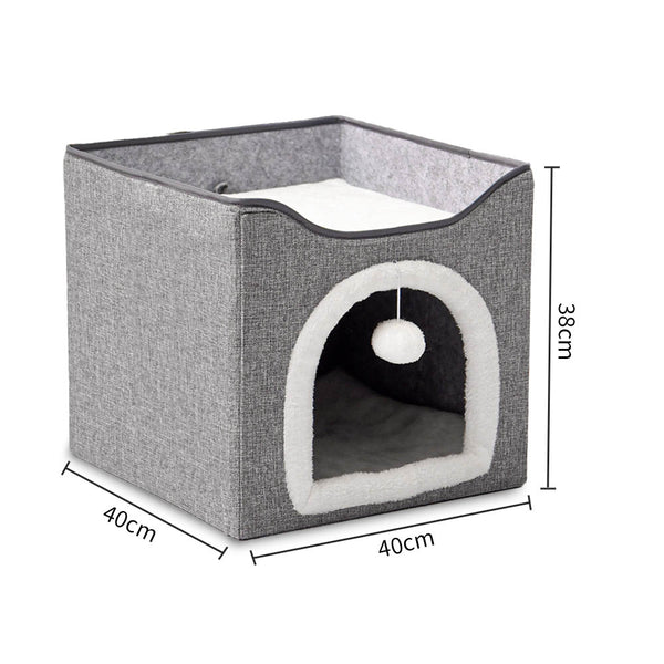 Double Layer Foldable Cat Bed