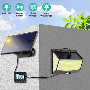 468 LED Solar Sensor Wall Light