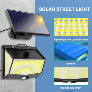 468 LED Solar Sensor Wall Light