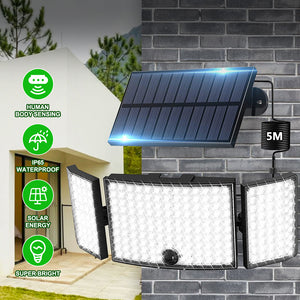 234 LED Solar Sensor Wall Split Light