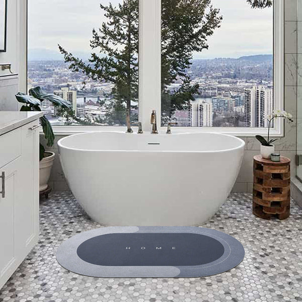 Super Absorbent Floor Mat Oval