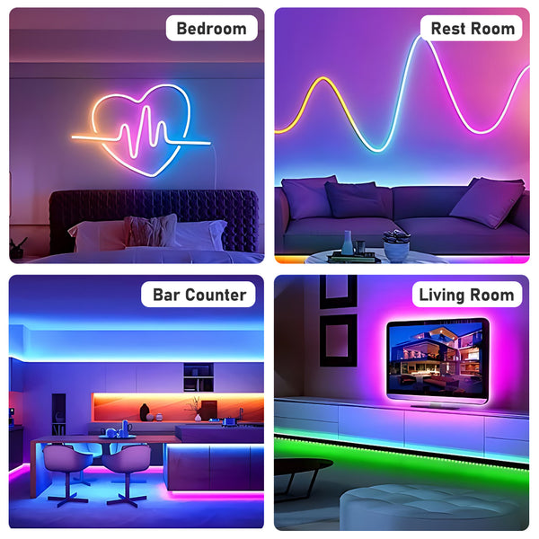 5M LED Strip Neon Light RGB/RGBIC