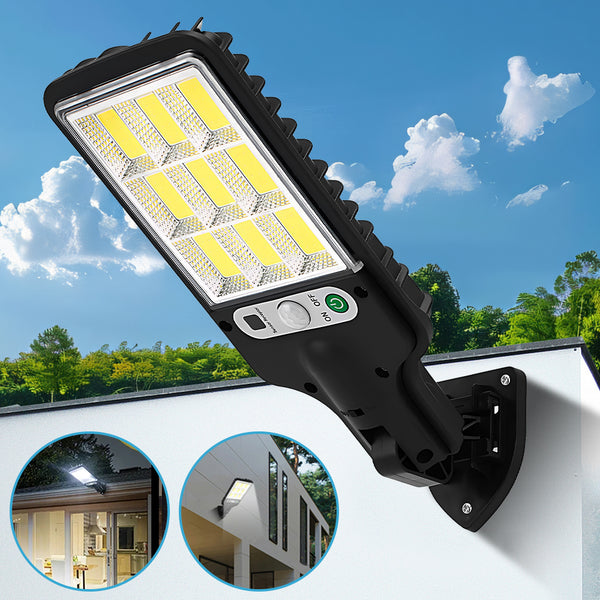 108 COB Solar Street Light 9 Grid