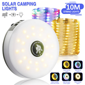 Solar Camping String Lights Festivals