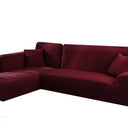 Solid Sofa Cover 4 Seats