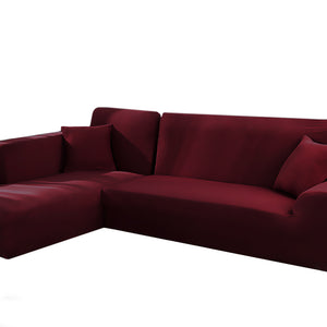 Solid Sofa Cover 4 Seats