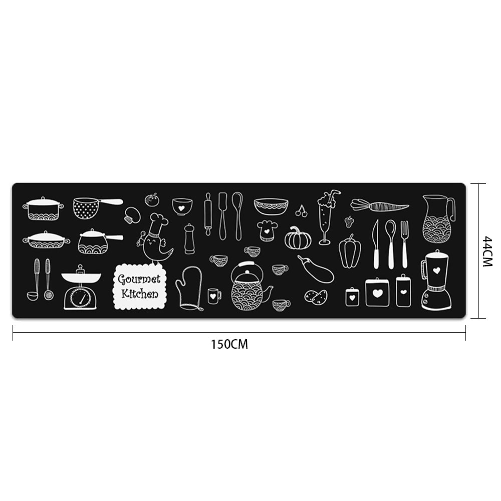 PU Leather Kitchen Mat