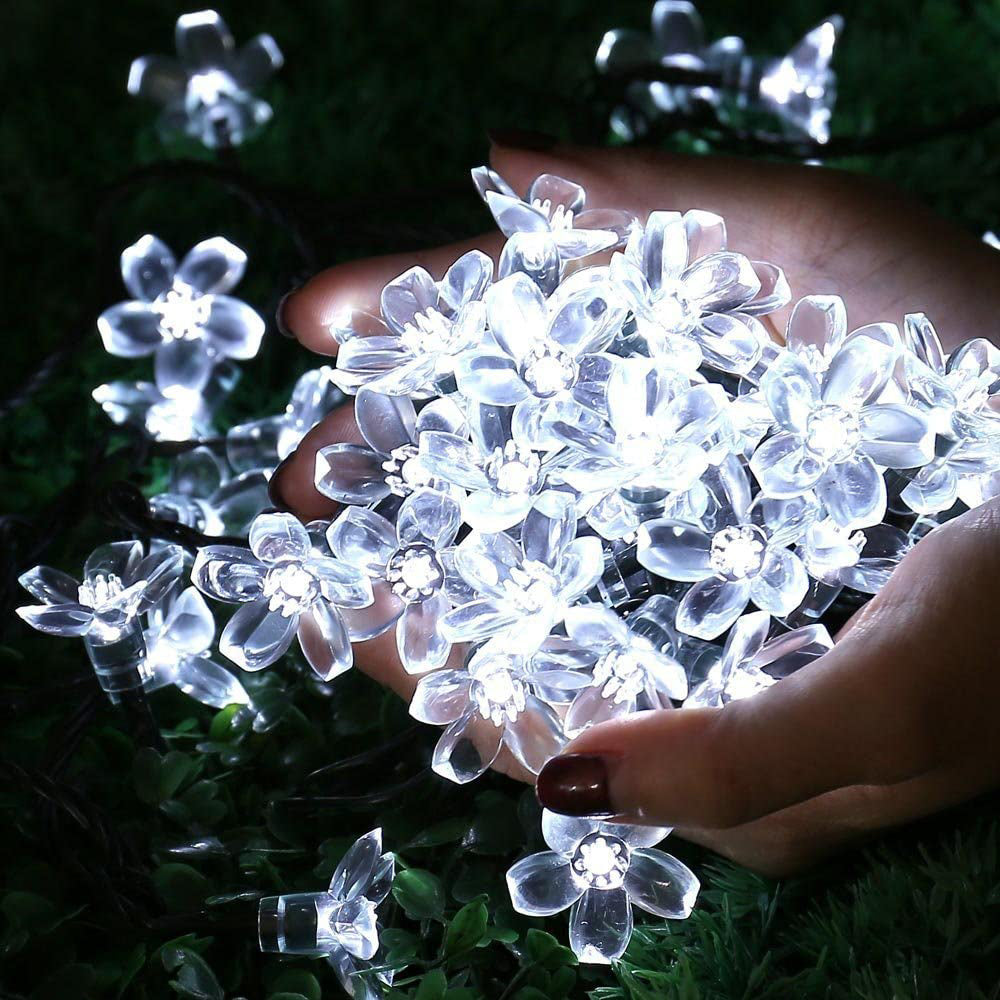 Solar Sakura Globe String Lights Festivals