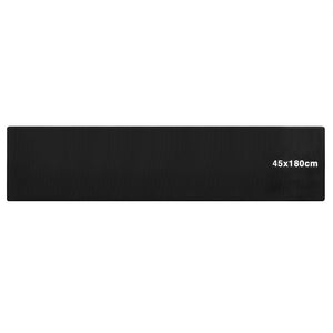 PU Leather Kitchen Mat Black