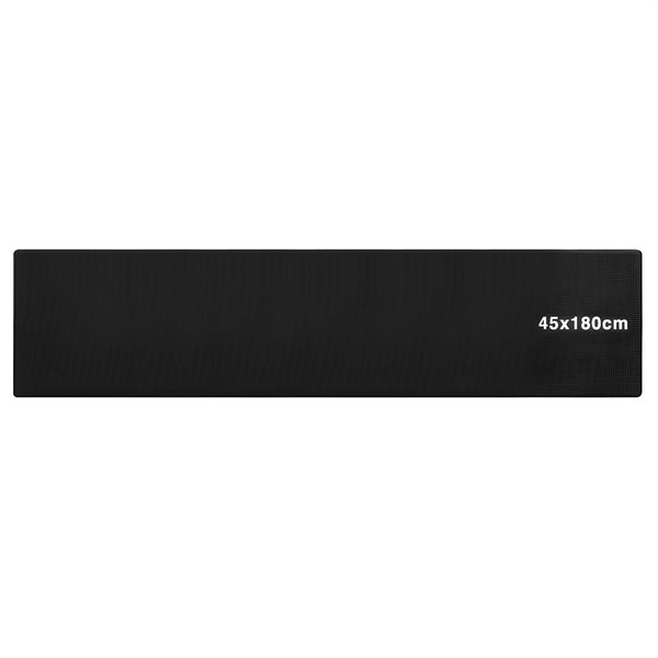 PU Leather Kitchen Mat Black