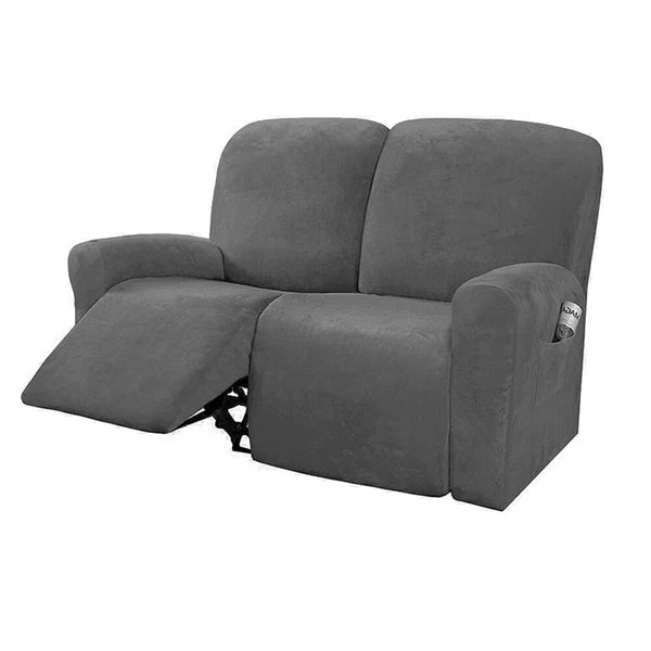 Velvet Recliner Chair Covers 1/2/3 Seats