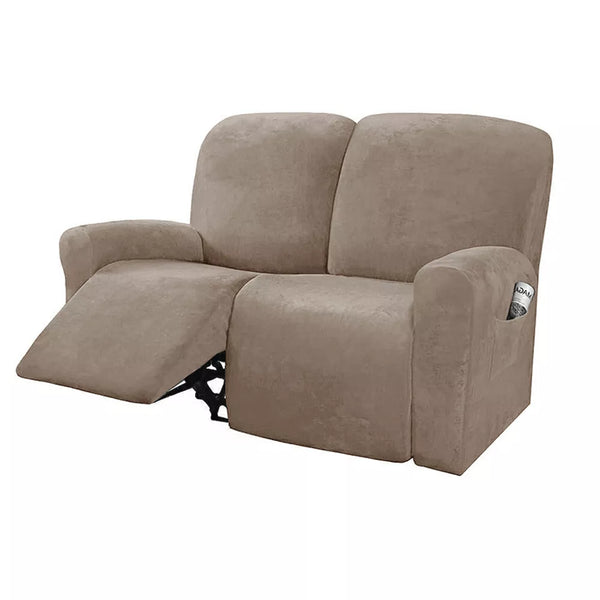 Velvet Recliner Chair Covers 1/2/3 Seats
