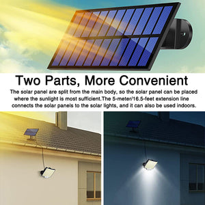 106 LED Solar Sensor Wall Split Light