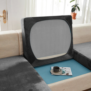 Velvet Sofa Cushion Cover 1/2/3/4 Seats