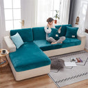 Velvet Sofa Cushion Cover Back/Chaise