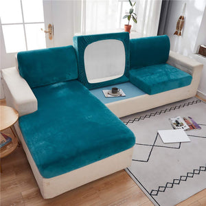Velvet Sofa Cushion Cover Back/Chaise