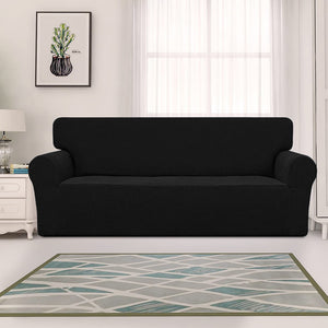 Knitted Twill Sofa Cover 1/2/3/4 Seats