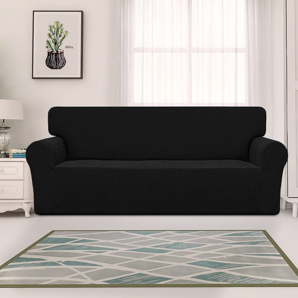 Knitted Twill Sofa Cover 1/2/3/4 Seats