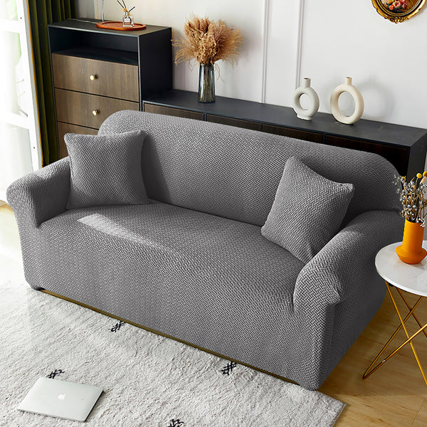 Knitted Twill Sofa Cover 1/2/3/4 Seats