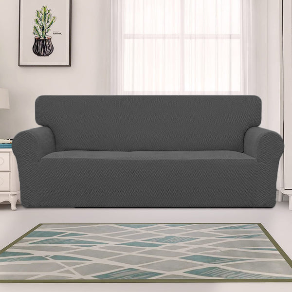 Knitted Twill Sofa Cover 1/2/3/4 Seats