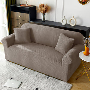 Knitted Twill Sofa Cover 1/2/3/4 Seats