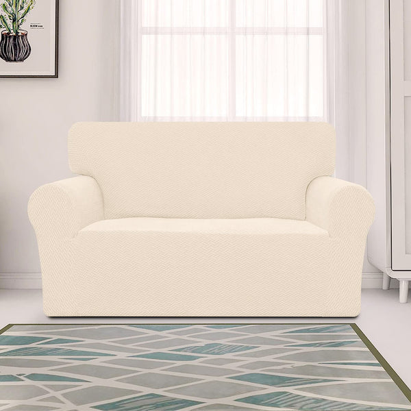Knitted Twill Sofa Cover 1/2/3/4 Seats