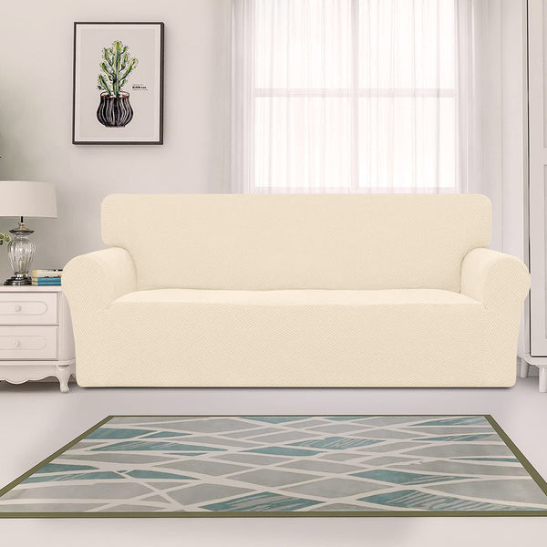 Knitted Twill Sofa Cover 1/2/3/4 Seats